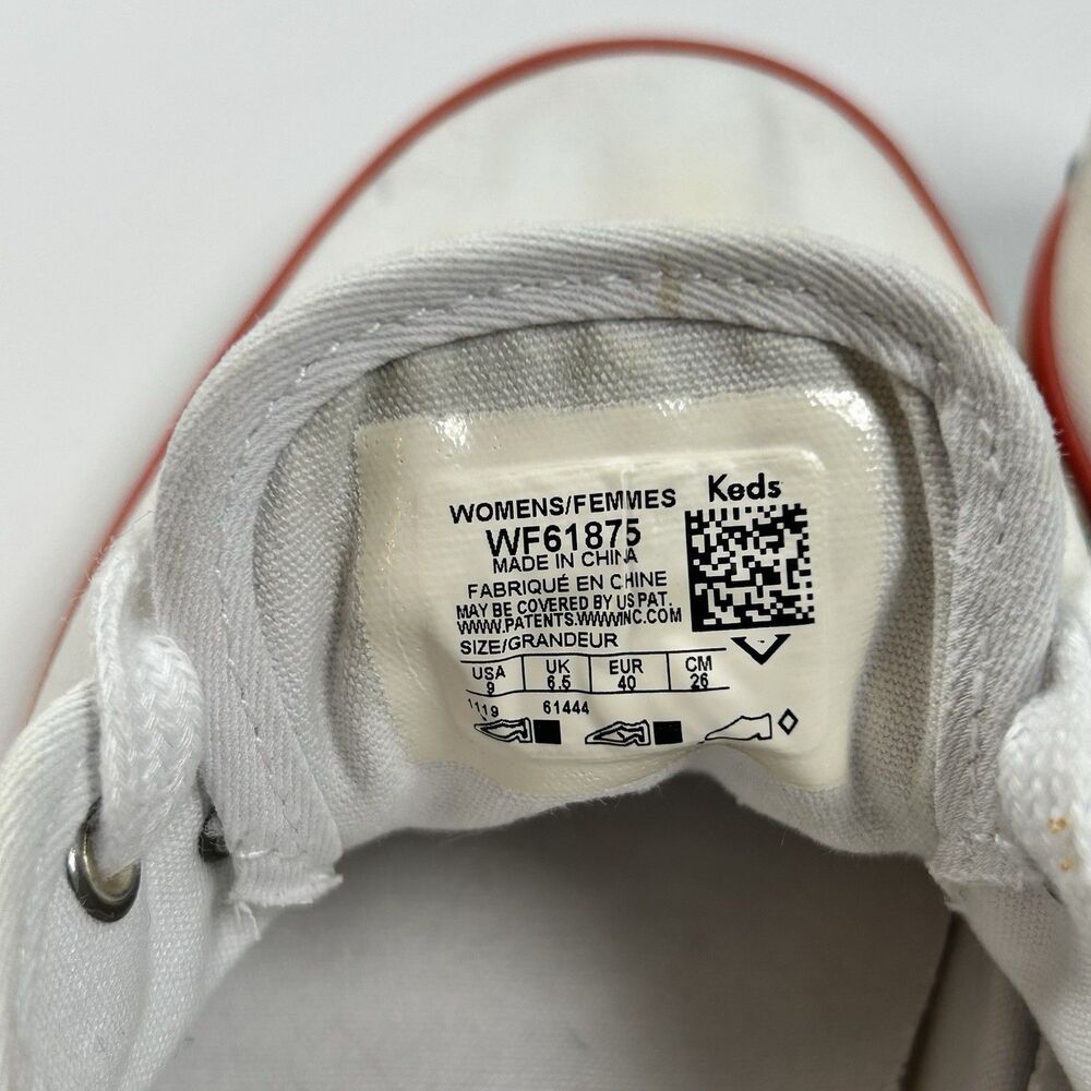Keds Rainbow Sole Sneakers Tennis Shoes White Dream Foam Womens Size 9/ EUR 40 - Picture 10 of 11